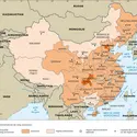 Chine : carte administrative - crédits : Encyclopædia Universalis France