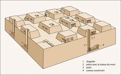 Mastabas - crédits : Encyclopædia Universalis France