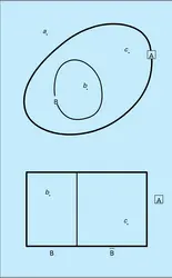 Diagrammes de Venn et de Carroll - crédits : Encyclopædia Universalis France