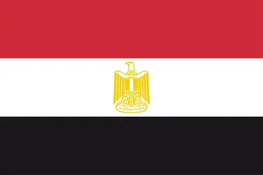 Égypte : drapeau - crédits : Encyclopædia Universalis France