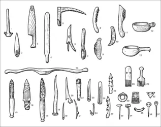 Outillage domestique néolithique - crédits : Encyclopædia Universalis France