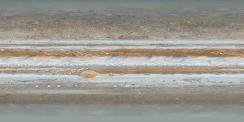 Jupiter: cartographie de l'atmosphère par Cassini - crédits : Space Science Institute/ JPL/ NASA