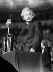 Conférence d'Einstein - crédits : Keystone/ Getty Images