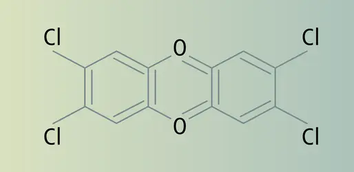 Tétrachlorodibenzodioxine - crédits : Encyclopædia Universalis France