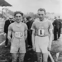 Joseph Guillemot et Paavo Nurmi - crédits : Topical Press Agency/ Hulton Archive/ Getty Images