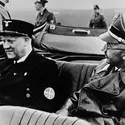 Vidkun Quisling et Himmler, vers 1940 - crédits : Three Lions/ Hulton Archive/ Getty Images