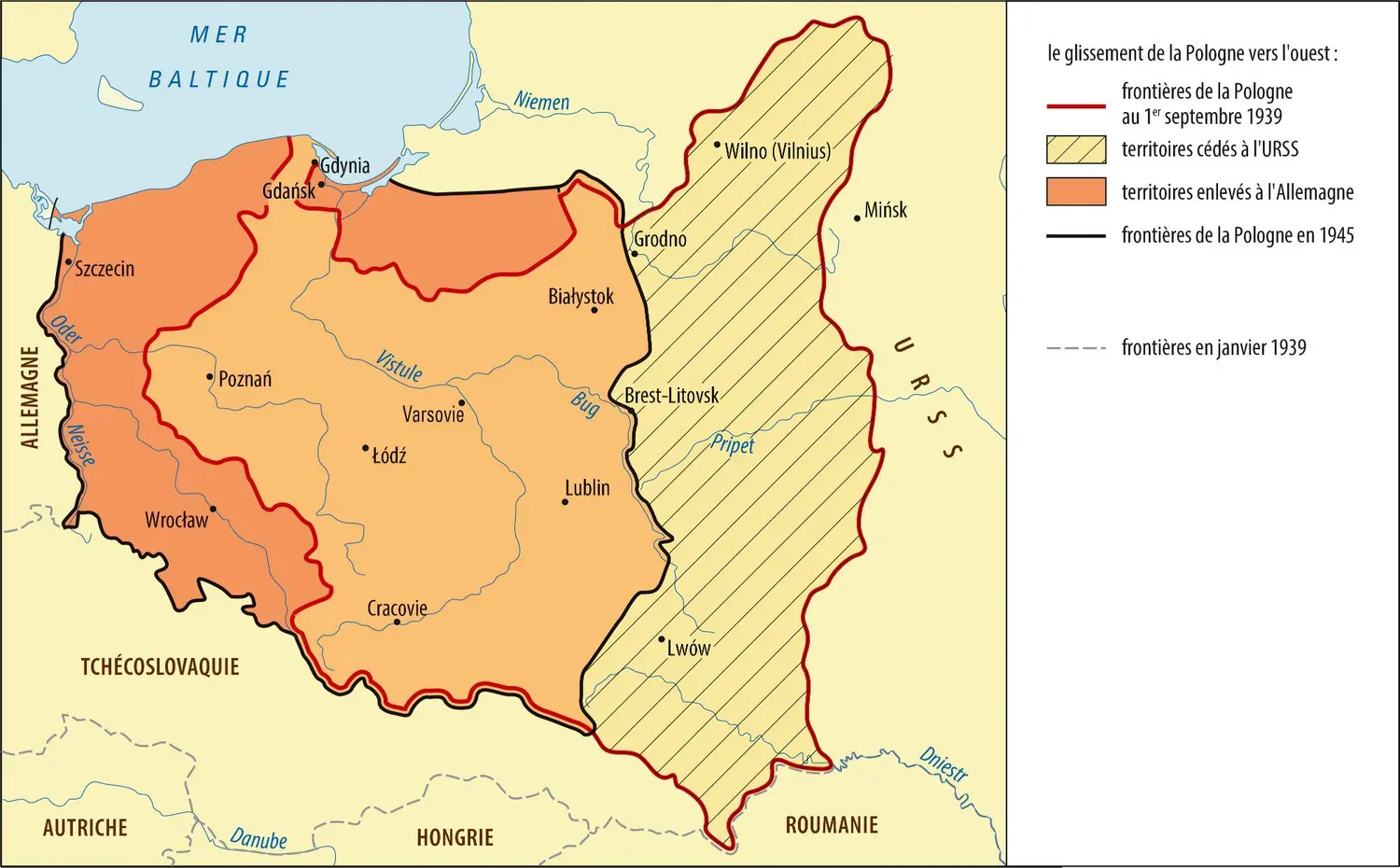 Le glissement de la frontière polonaise (1939-1945)