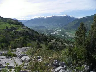 Vallée de la Durance au nord de Guillestre - crédits : P. Pech