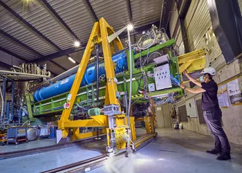 Détection des axions solaires - crédits : Brice Maximilien/ 2021-2022 CERN ; CC-BY 4.0