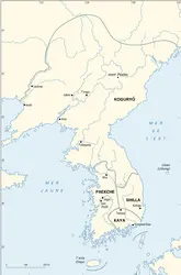 Corée au IV<sup>e</sup> siècle - crédits : Encyclopædia Universalis France
