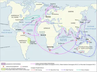 Empire colonial hollandais - crédits : Encyclopædia Universalis France