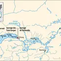 Localisation du barrage des Trois Gorges - crédits : Encyclopædia Universalis France