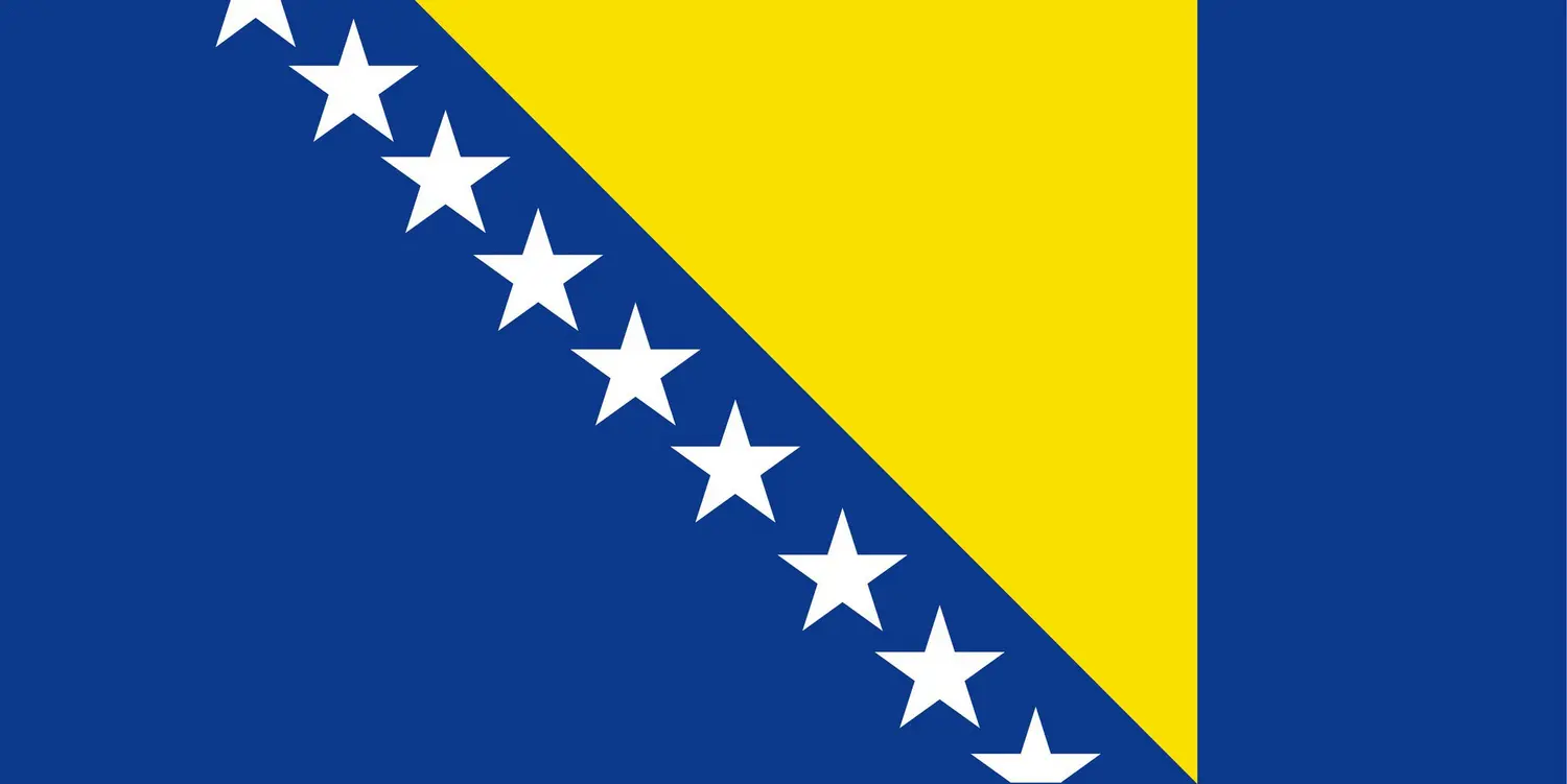 Bosnie-Herzégovine : drapeau