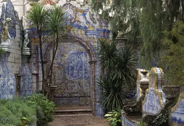Azulejos baroques de la Quinta do Lumiar - crédits : Bildarchiv Monheim/ AKG-images