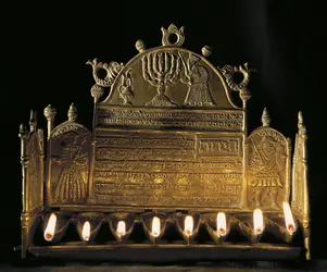 Menora de Hanukkah - crédits : Erich Lessing/ AKG-images