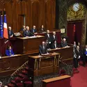 François Hollande devant le Congrès, Versailles, novembre 2015 - crédits : E. Feferberg/ Pool/ AFP