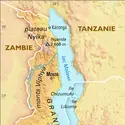 Malawi : carte physique - crédits : Encyclopædia Universalis France