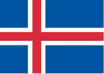Islande : drapeau - crédits : Encyclopædia Universalis France