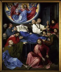 <em>La Mort de la Vierge</em>, H. Van der Goes - crédits : J. Martin/ AKG-images