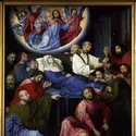 <em>La Mort de la Vierge</em>, H. Van der Goes - crédits : J. Martin/ AKG-images