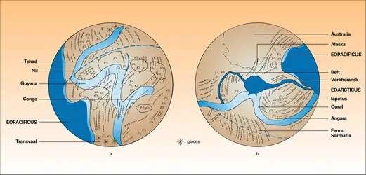 Terre archéenne - crédits : Encyclopædia Universalis France