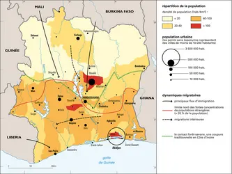 Côte d'Ivoire : population - crédits : Encyclopædia Universalis France