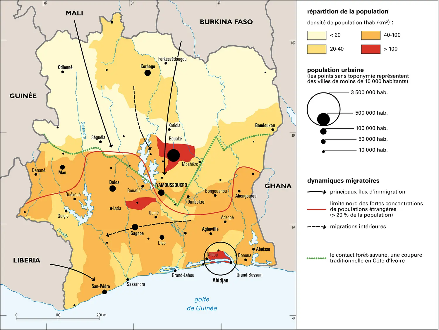 Côte d'Ivoire : population