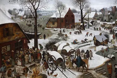 <em>Le Paiement de la dîme</em>, Pieter Brueghel le Jeune - crédits : Godong/ Universal Images Group/ Getty Images