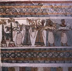 Sarcophage d'Haghia Triada, Crète - crédits : Ancient Art and Architecture Collection,  Bridgeman Images 