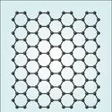 Structure cristalline du graphène - crédits : Marie-Laure Bocquet
