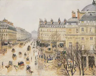 Place du Théâtre-Français, effet de pluie, C. Pissarro - crédits : The Minneapolis Institute of Arts, the William Hood Dunwoody Fund