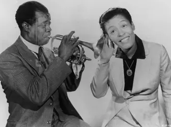Billie Holiday et Louis Armstrong - crédits : Hulton Archive/ Getty Images