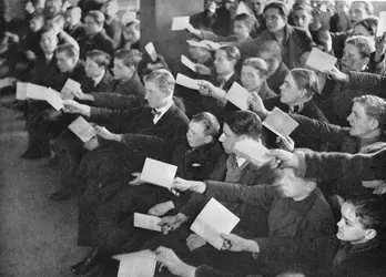 La crise en Allemagne, vers 1920 - crédits : Three Lions/ Hulton Archive/ Getty Images