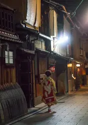 Kyōto: quartier de Gion - crédits : Eric Lafforgue/ Art in All of Us/ Corbis/ Getty Images