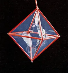 Bulle piégée dans une cage octaédrique - crédits : D.R.