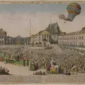 Expérience aérostatique du 19 septembre 1783 - crédits : J.-M. Manaï/ Bibliothèque municipale, Versailles