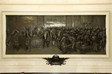 <em>États généraux, séance du 23 juin 1789</em>, J. Dalou - crédits : Assemblée nationale - 2019 