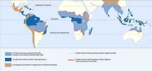 Monde inter-tropical - crédits : Encyclopædia Universalis France