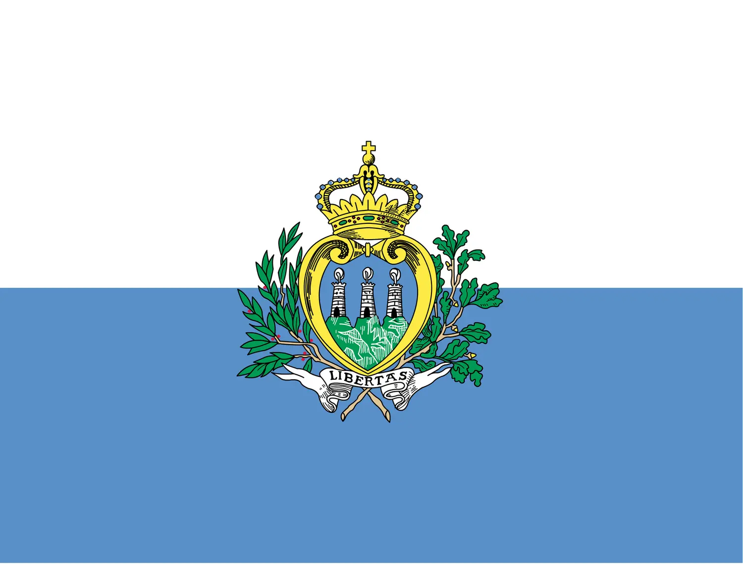 Saint-Marin : drapeau