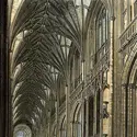 Vue de la nef de la cathédrale de Winchester - crédits :  Bridgeman Images 