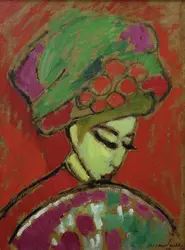 <it>Jeune Fille au chapeau fleuri</it>, A. von Jawlensky - crédits : AKG-images