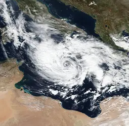 Cyclone Apollo - crédits : worldview.earthdata.nasa.gov/ NASA