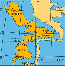 Plaines abyssales de l'Europe occidentale - crédits : Encyclopædia Universalis France