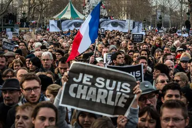 Marche républicaine, Paris, 2015 - crédits : David Ramos/ Getty Images News/ AFP