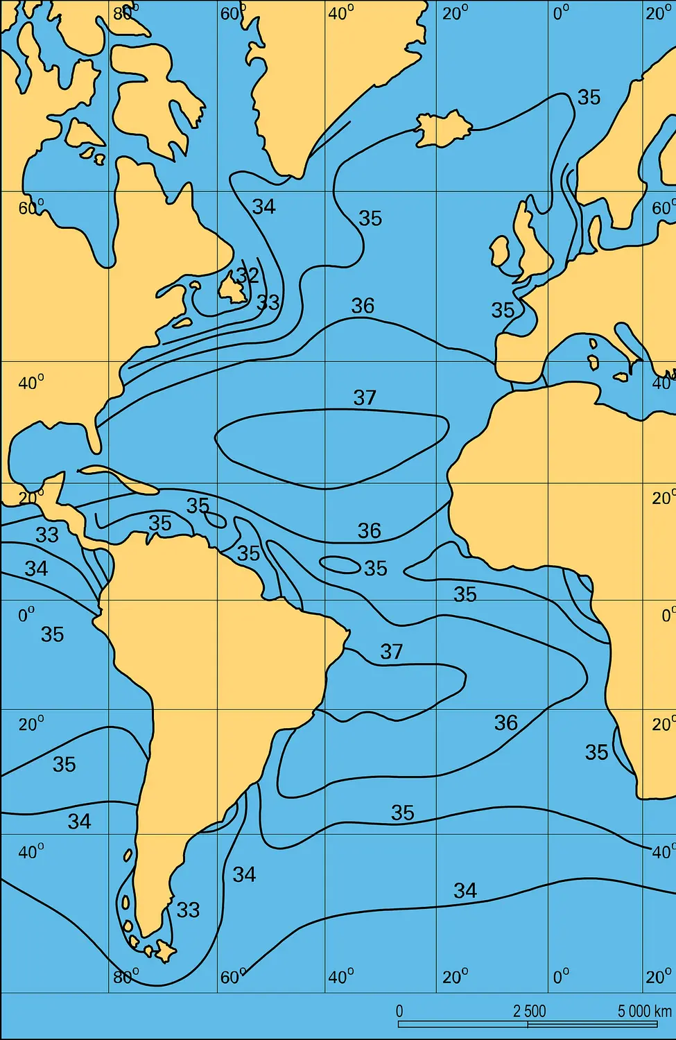 Salinité de surface