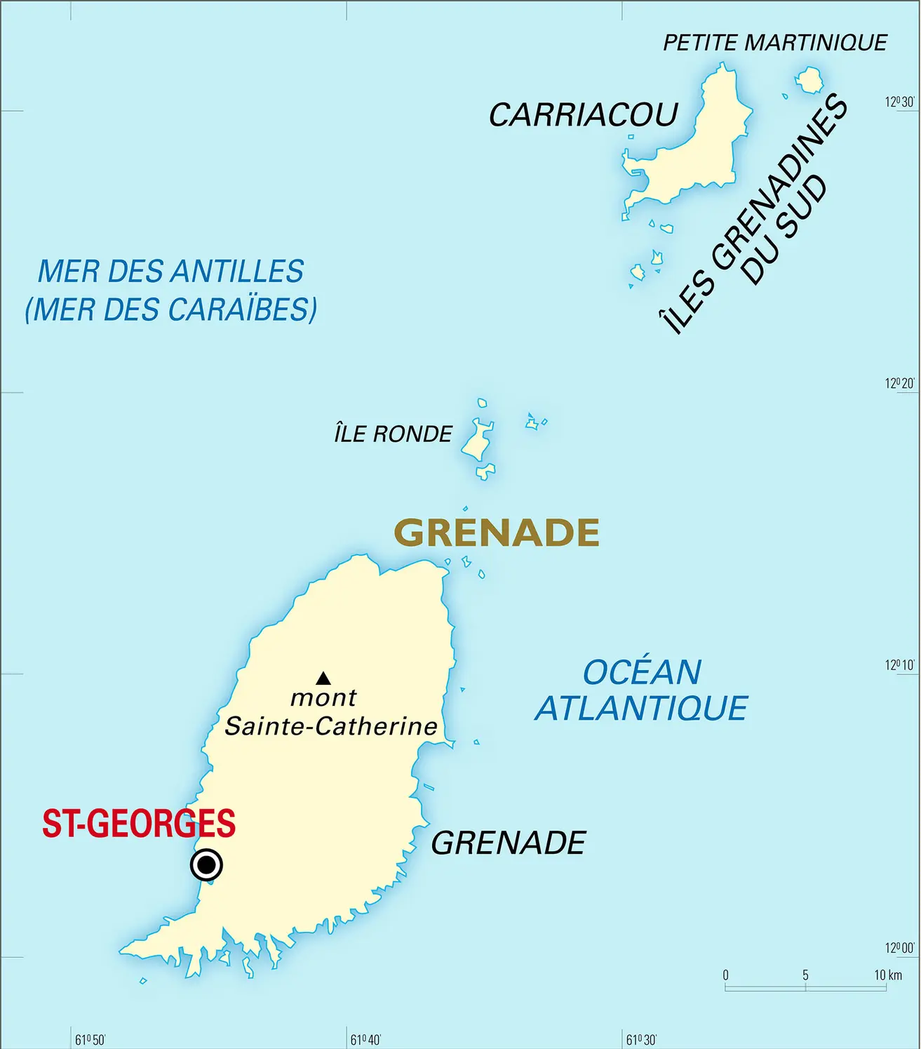 Grenade : carte générale