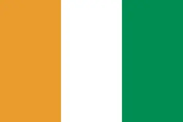 Côte d'Ivoire : drapeau - crédits : Encyclopædia Universalis France