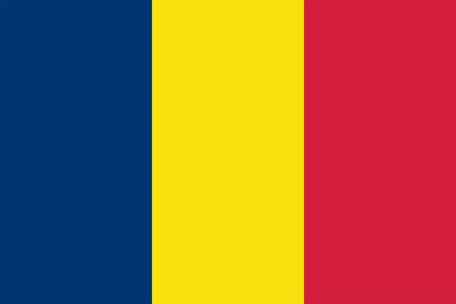Tchad : drapeau