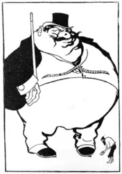 <it>Le Bourgeois</it>, caricature de R. Langa - crédits : AKG-images