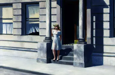 <it>Summertime</it>, E. Hopper - crédits :  Bridgeman Images 